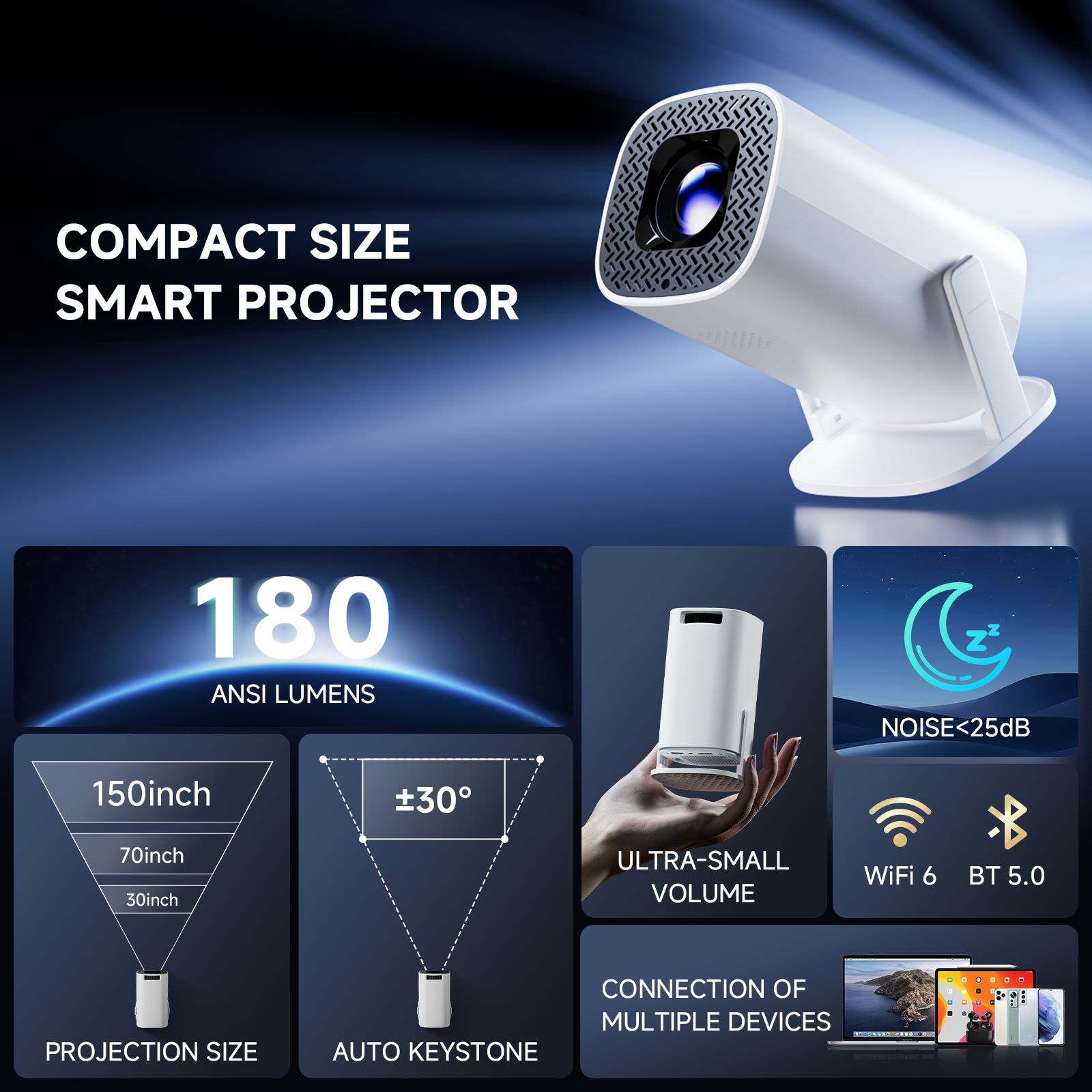 HONGTOP P30PRO جهاز عرض صغير ذ - مراجعة Home Cinema Entertainment وسعره