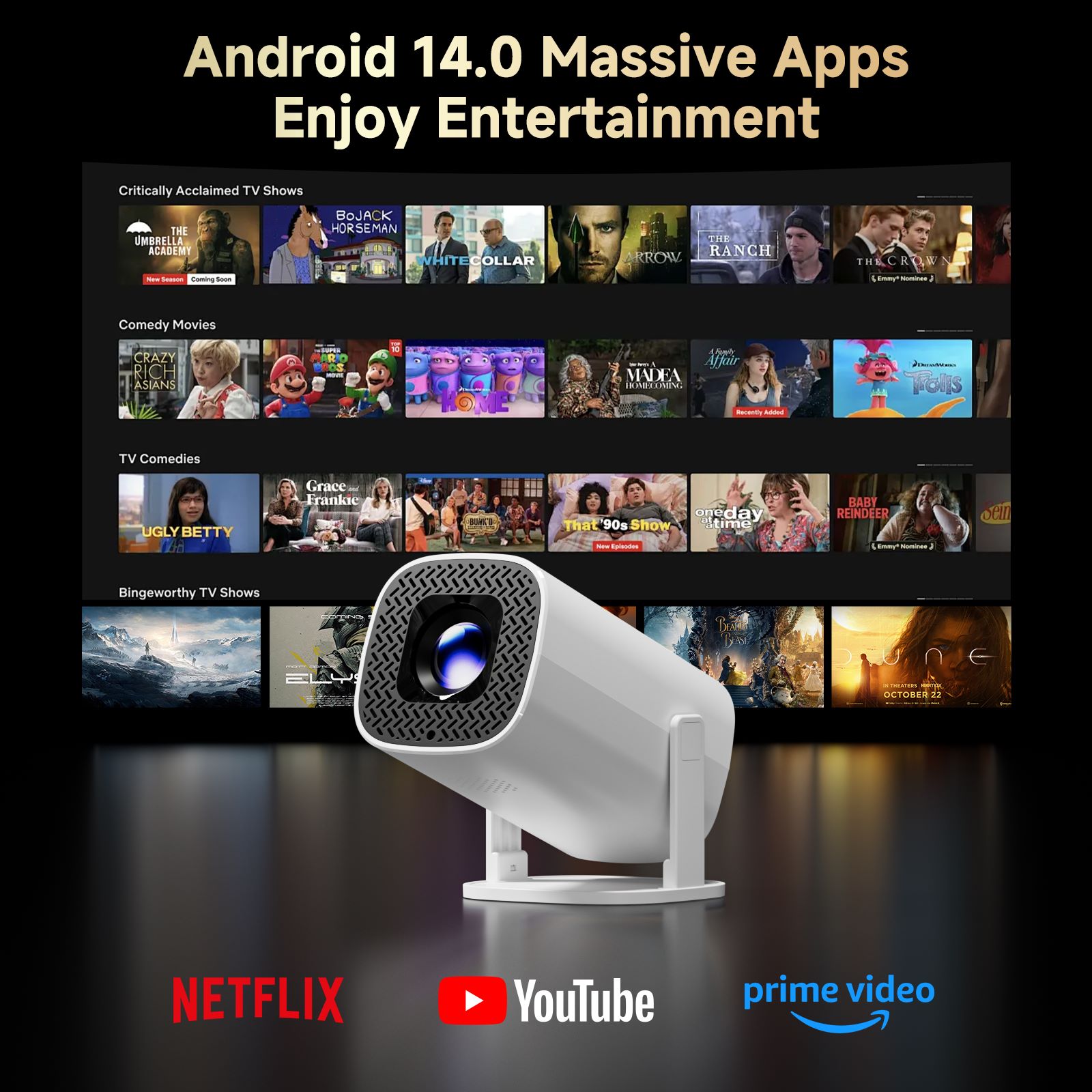 جهاز عرض ذكي صغير HONGTOP P30P - مراجعة Home Cinema Entertainment وسعره