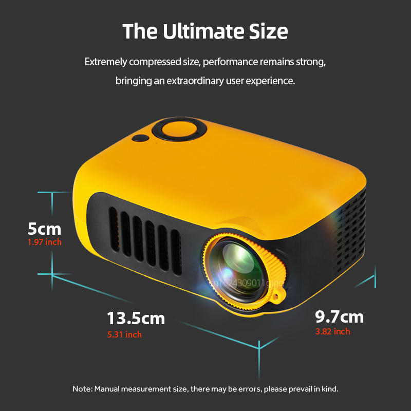 A2000 جهاز عرض صغير محمول للسي - مراجعة Home Cinema Laser Projector وسعره