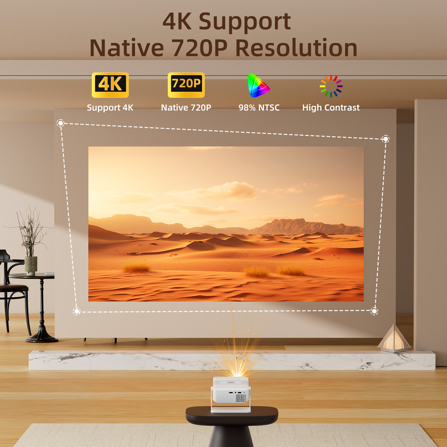 جهاز عرض محمول AOC HA109-PRO ب - مراجعة Home Cinema Entertainment وسعره