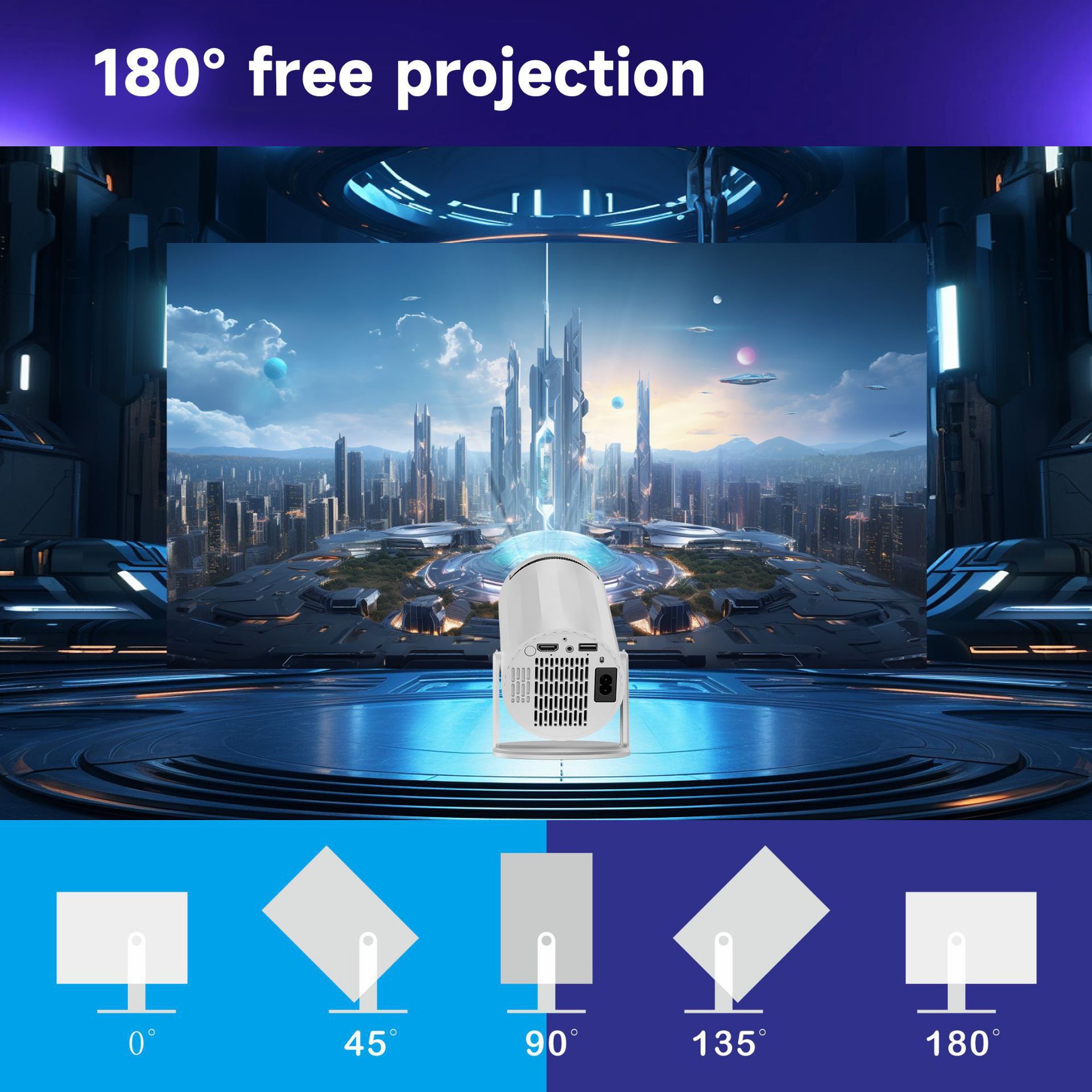 جهاز عرض سالانج X8Mini الذكي م - مراجعة Home Cinema Entertainment وسعره