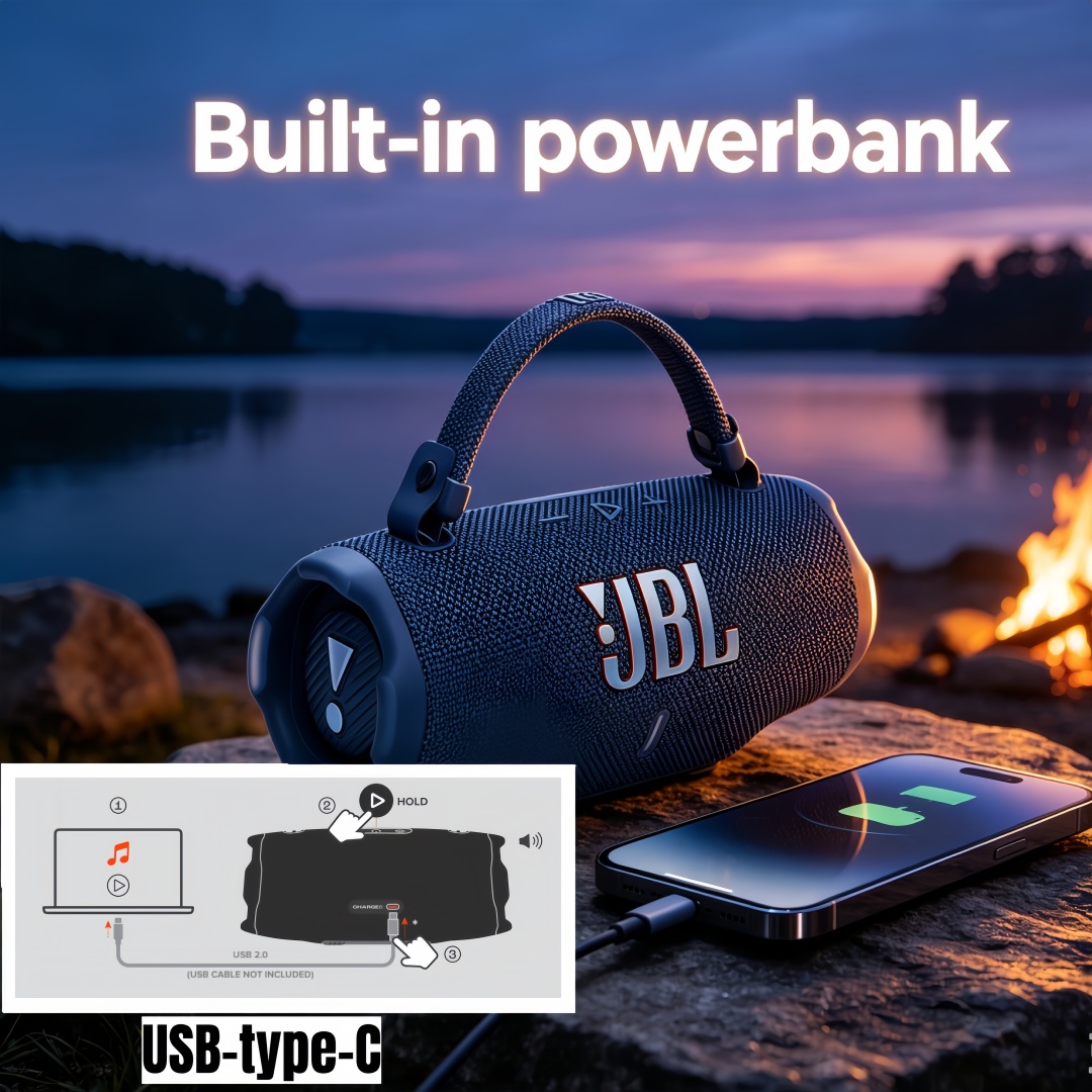 مكبر صوت JBL Charge 6 المحمول  - مراجعة Jbl Speaker Charge 5 وسعره