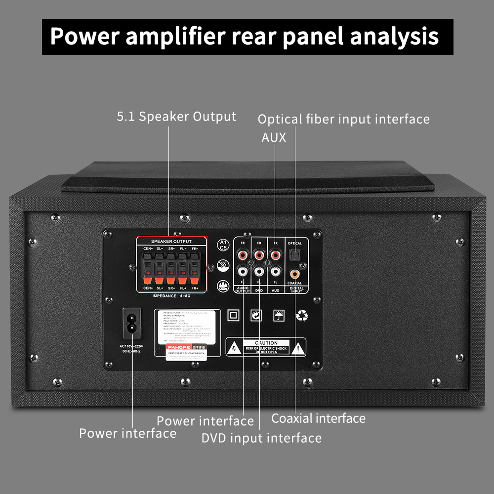 5.1 نظام المسرح المنزلي المحيط - مراجعة Home Cinema Xlr وسعره