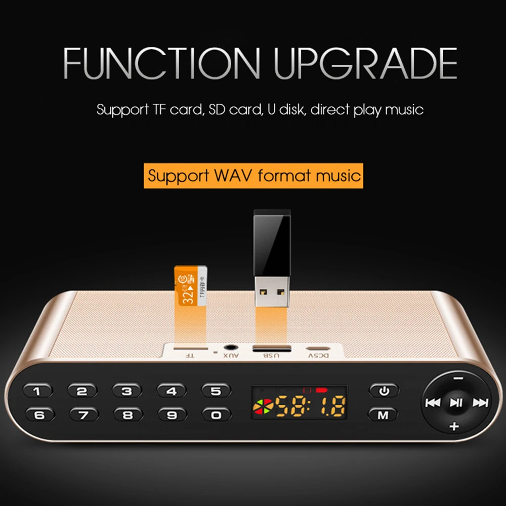 سماعة بلوتوث لاسلكية محمولة ،  - مراجعة Soundbar Bluetooth Home وسعره