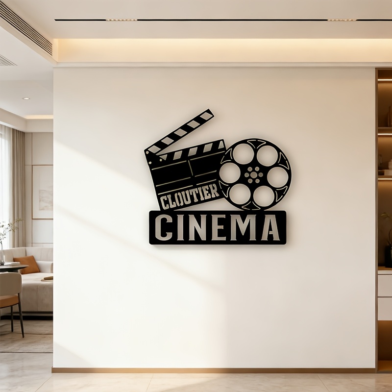 لوحة جدارية معدنية من CIFBUY ب - مراجعة Vintage Home Cinema وسعره