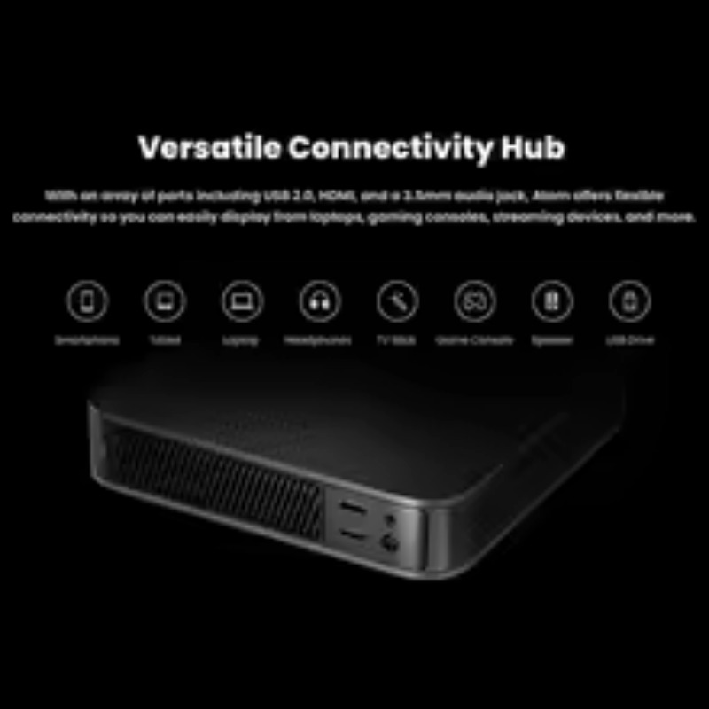 جهاز عرض سينمائي ثلاثي الأبعاد - مراجعة Home Cinema Laser Projector وسعره