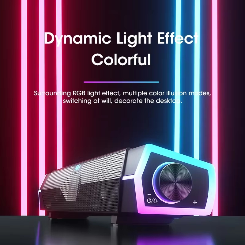 مكبرات صوت ستيريو للكمبيوتر بت - مراجعة Soundbar Bluetooth Home وسعره