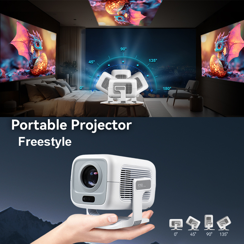 جهاز عرض HUAWEISHI بدقة 4K يعم - مراجعة Home Cinema Entertainment وسعره